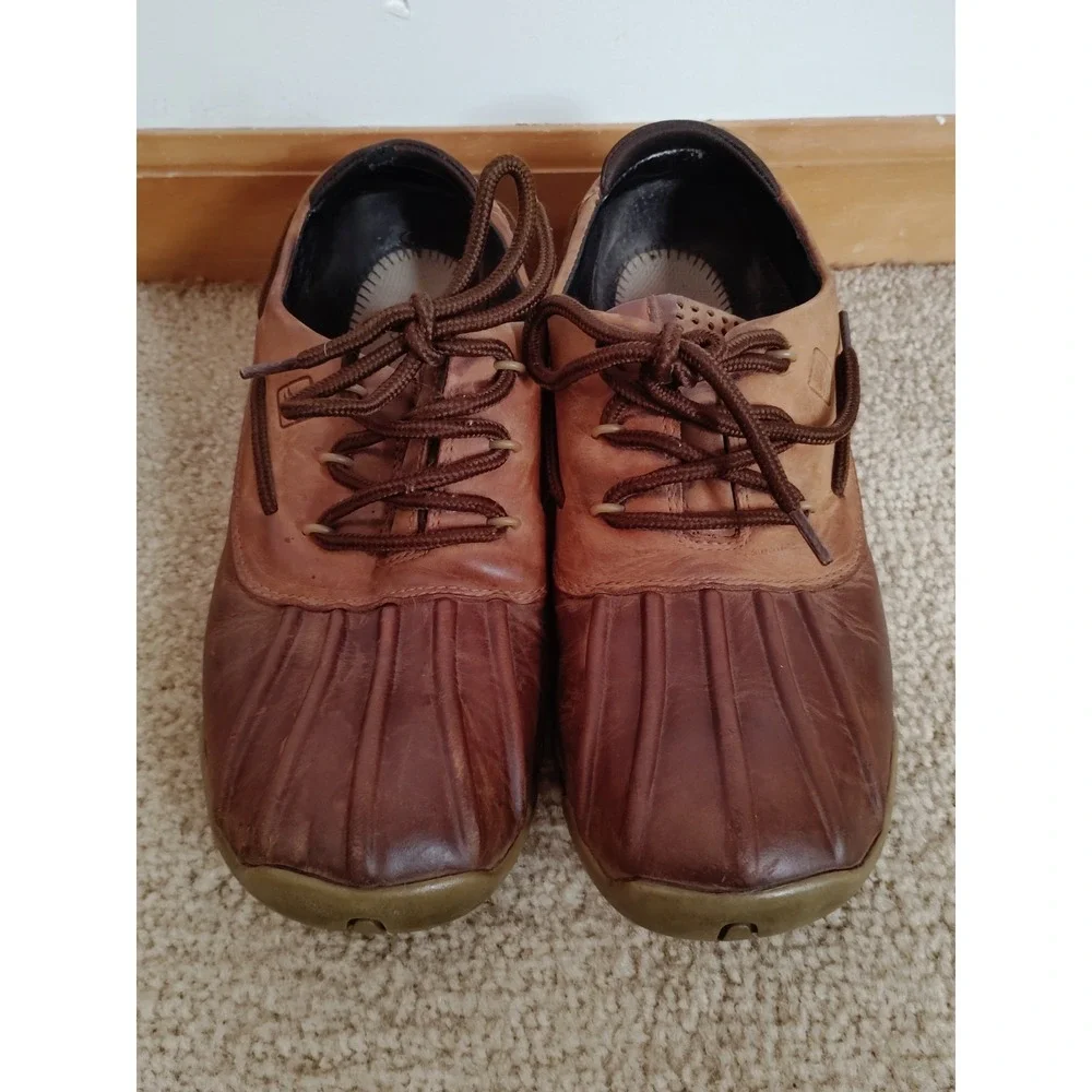 Sperry Top‑Sider Supertack Leather Oxford Shoes 0764431 Men's 7.5M Brown Rubber